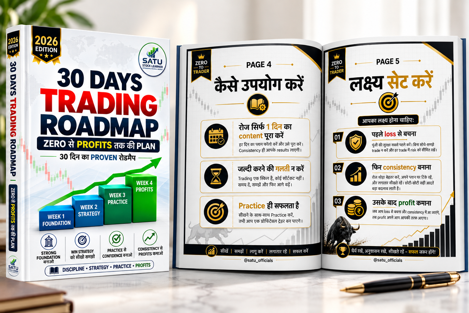 30 DAYS TRADING ROADMAP — Sample Pages